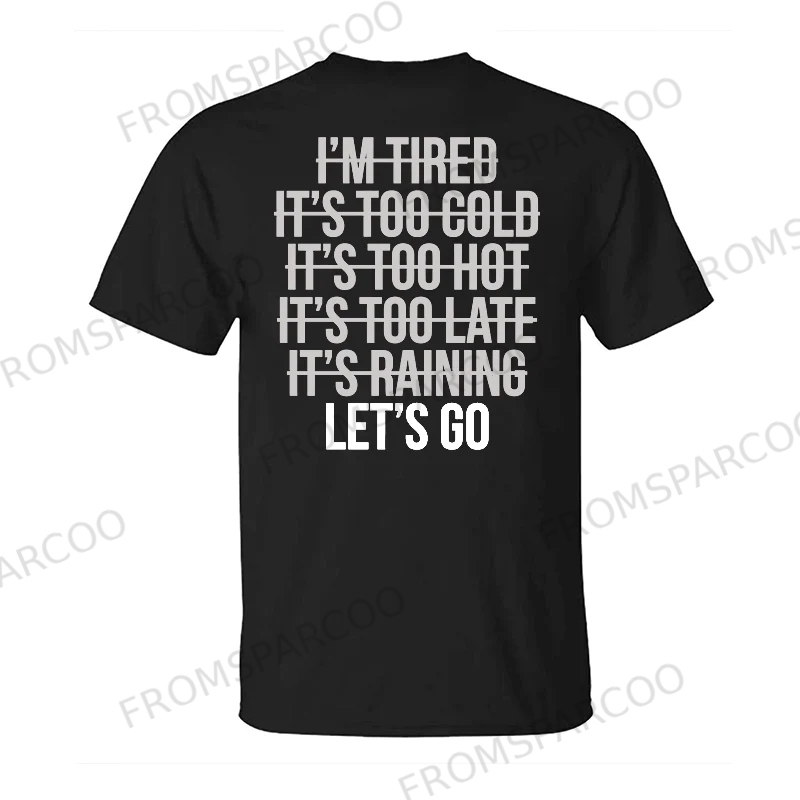 LET'S GO Printed T-shirt