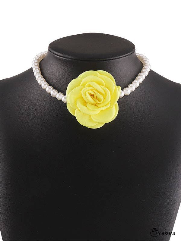 Three-Dimensional Flower Necklaces Accessories | IFYHOME