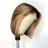 Straight Bob Wig Lace Wig Highlights Wig