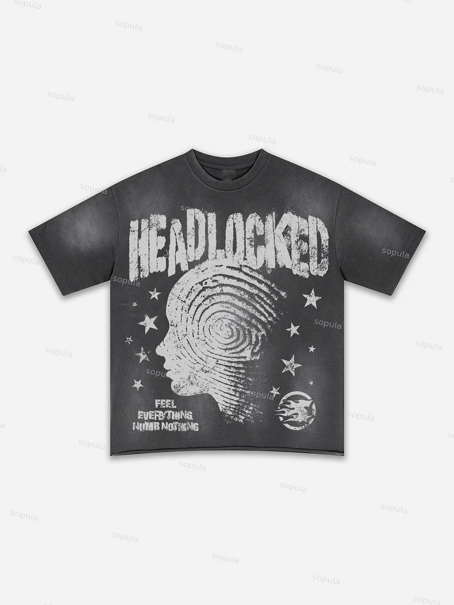 Mental Health Mental Distress Vintage Graphic Washed T-shirt