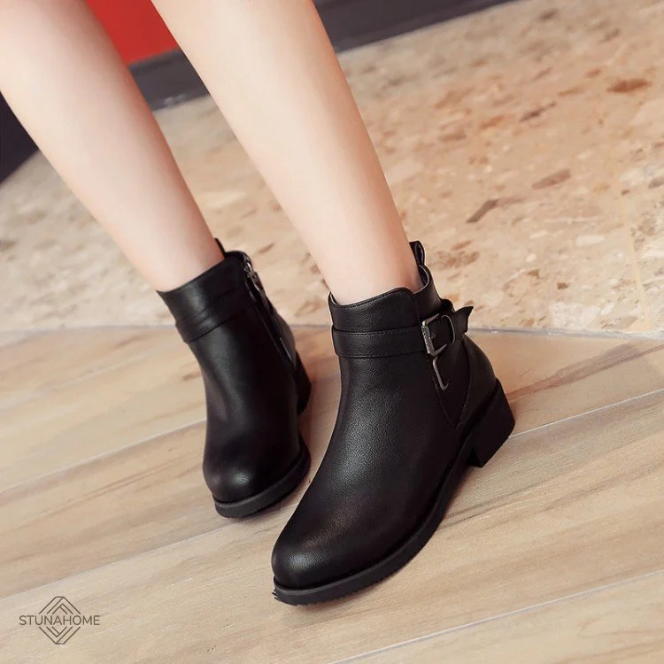 Women's Biker Ankle Boots shopify Stunahome.com