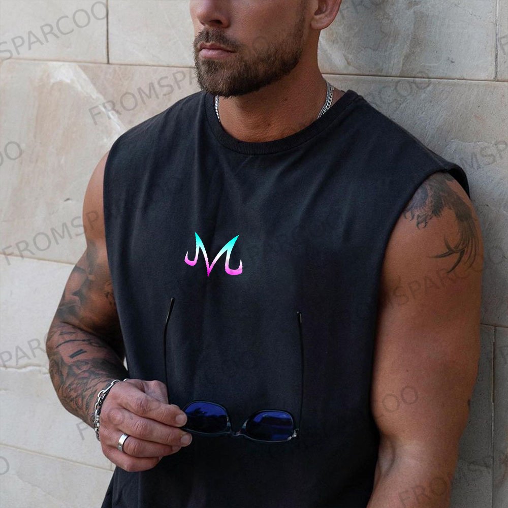 Unisex Oversized Graphic Design Printed Tank Top