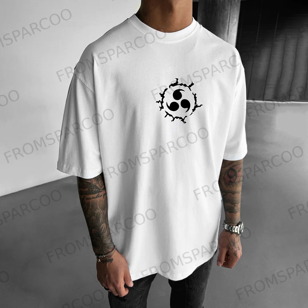 Unisex Casual Anime Print T-shirt