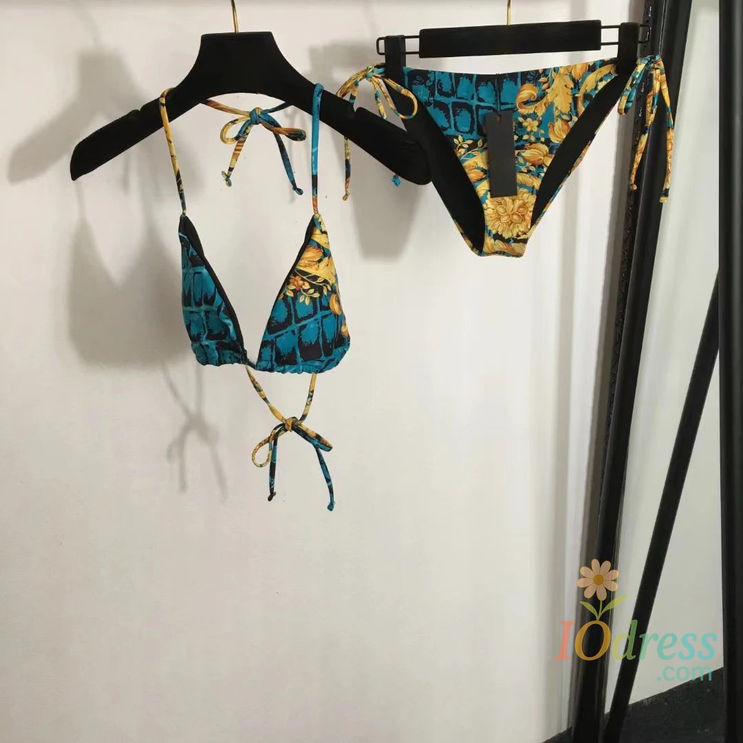 IO Dress Fashion Design Women's Pink Coral Pattern One-piece Swimsuits Designer Brand Women's Sexy Swimwear Backless Beach Swimsuit Sets