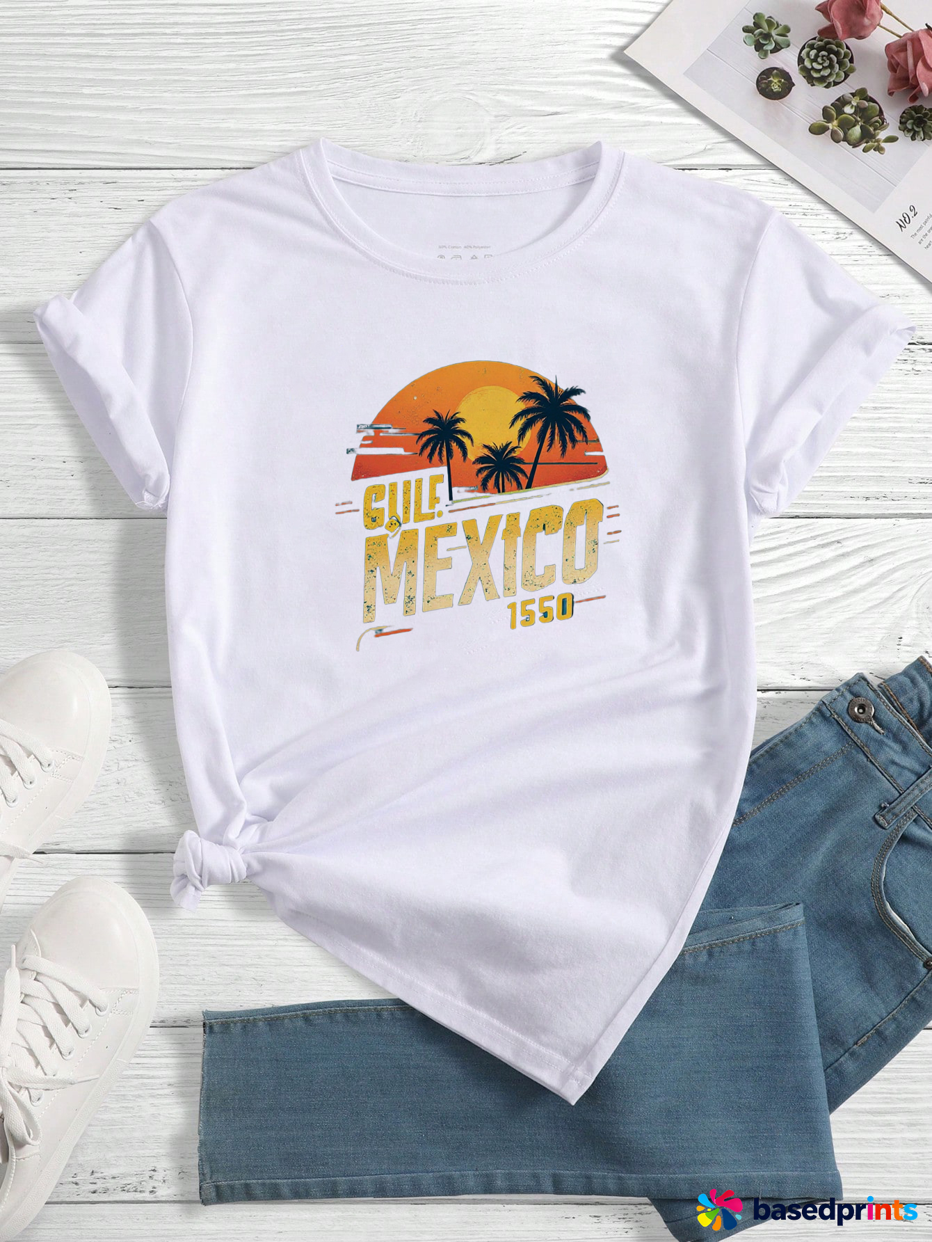 Gulf Mexico T Shirt Cotton Casual Tee