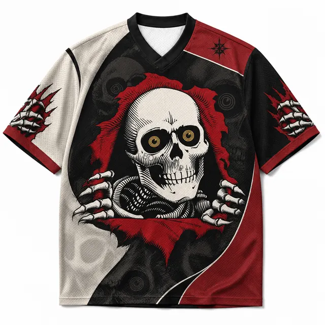 Street Bone Skull Short Sleeve Jersey