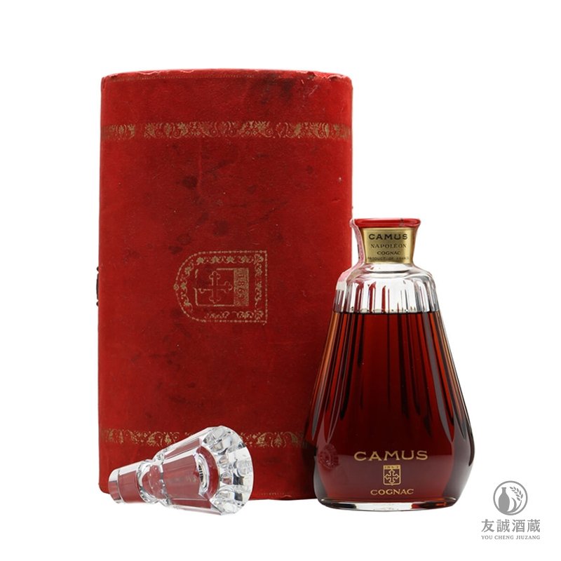 卡慕/金花(CAMUS)-干邑百家樂水晶瓶八十年代 洋酒 友誠酒藏