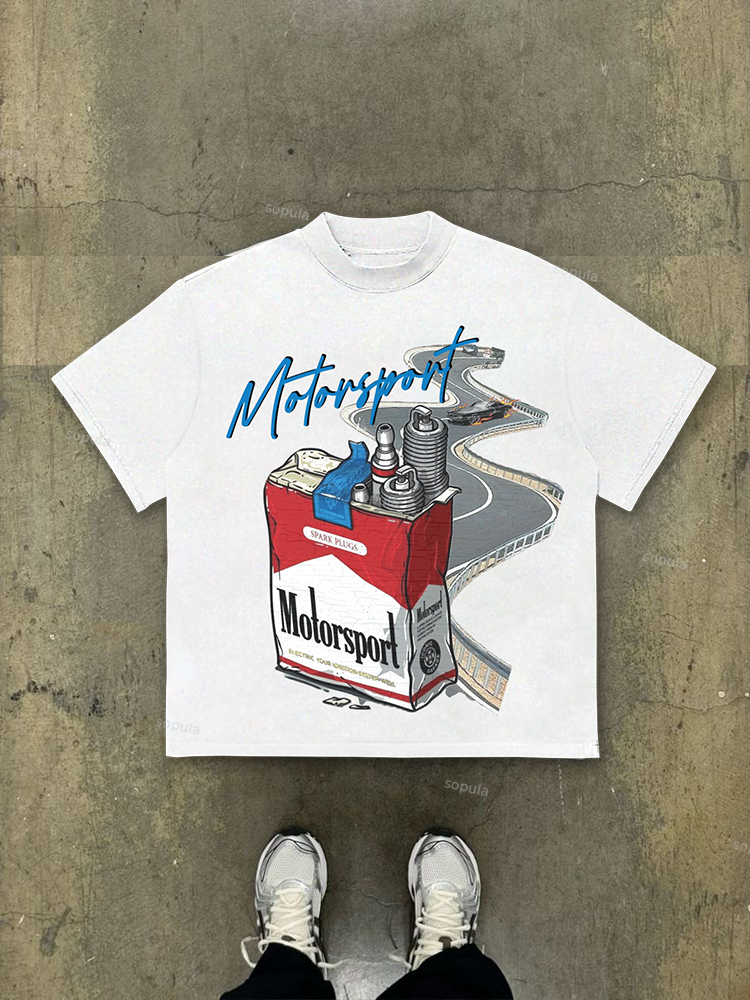 Motorsport Graphic Cotton T-shirt