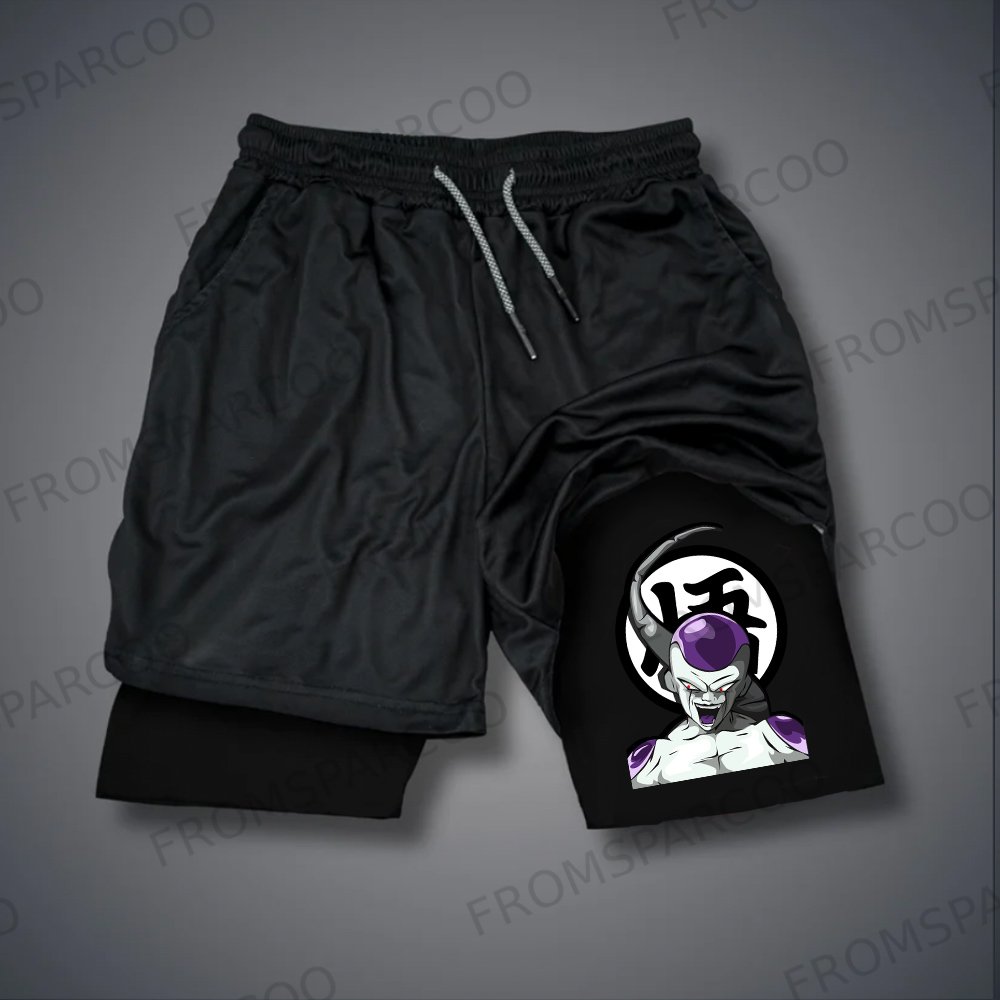 Casual Dragon Ball Anime Printed Gym Shorts