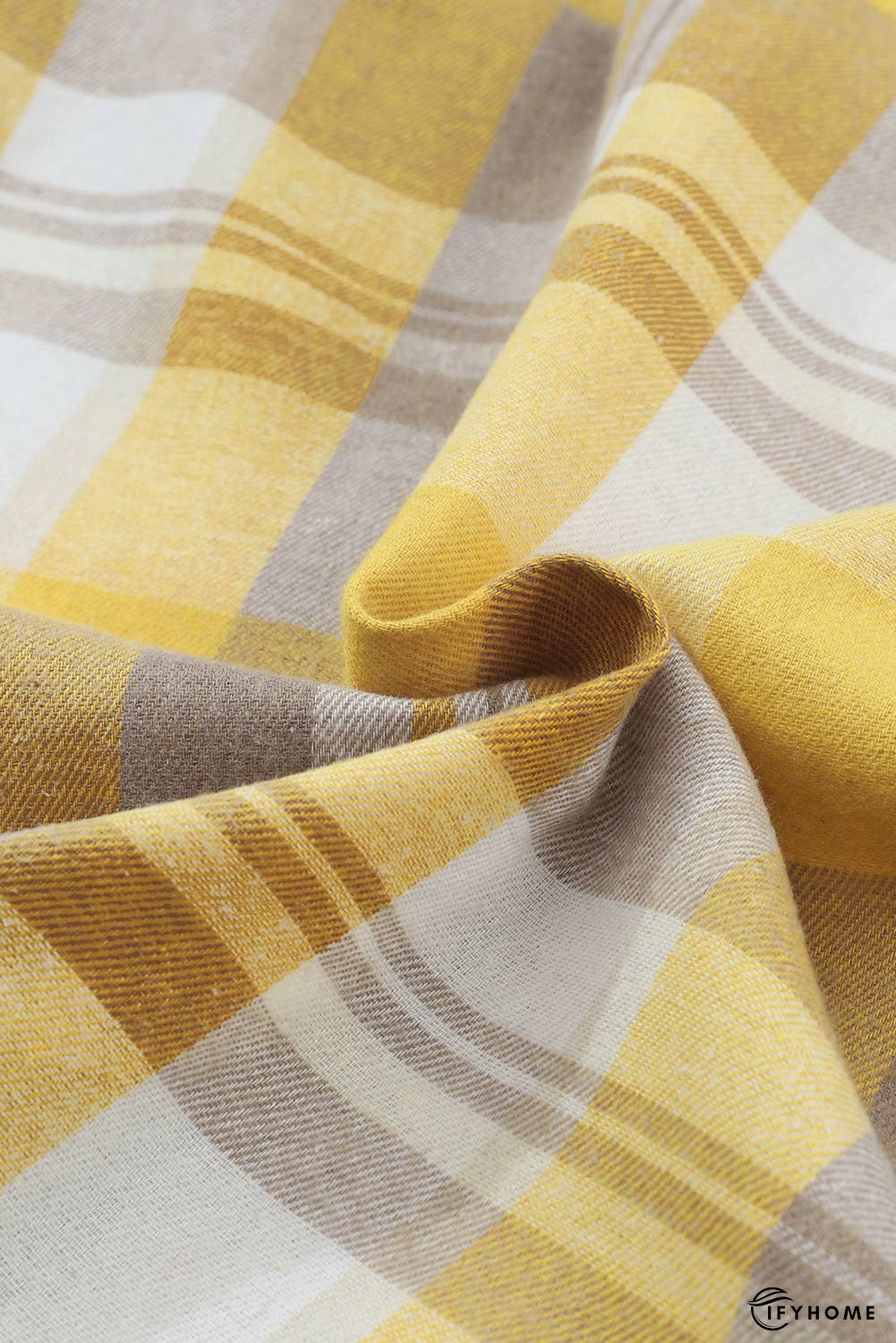 Plaid Button Up Patch Pocket Shirt | IFYHOME