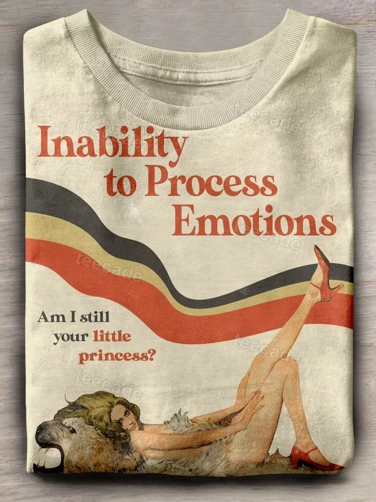 Teecade Teecade Inability To Process Emotions T-shirt