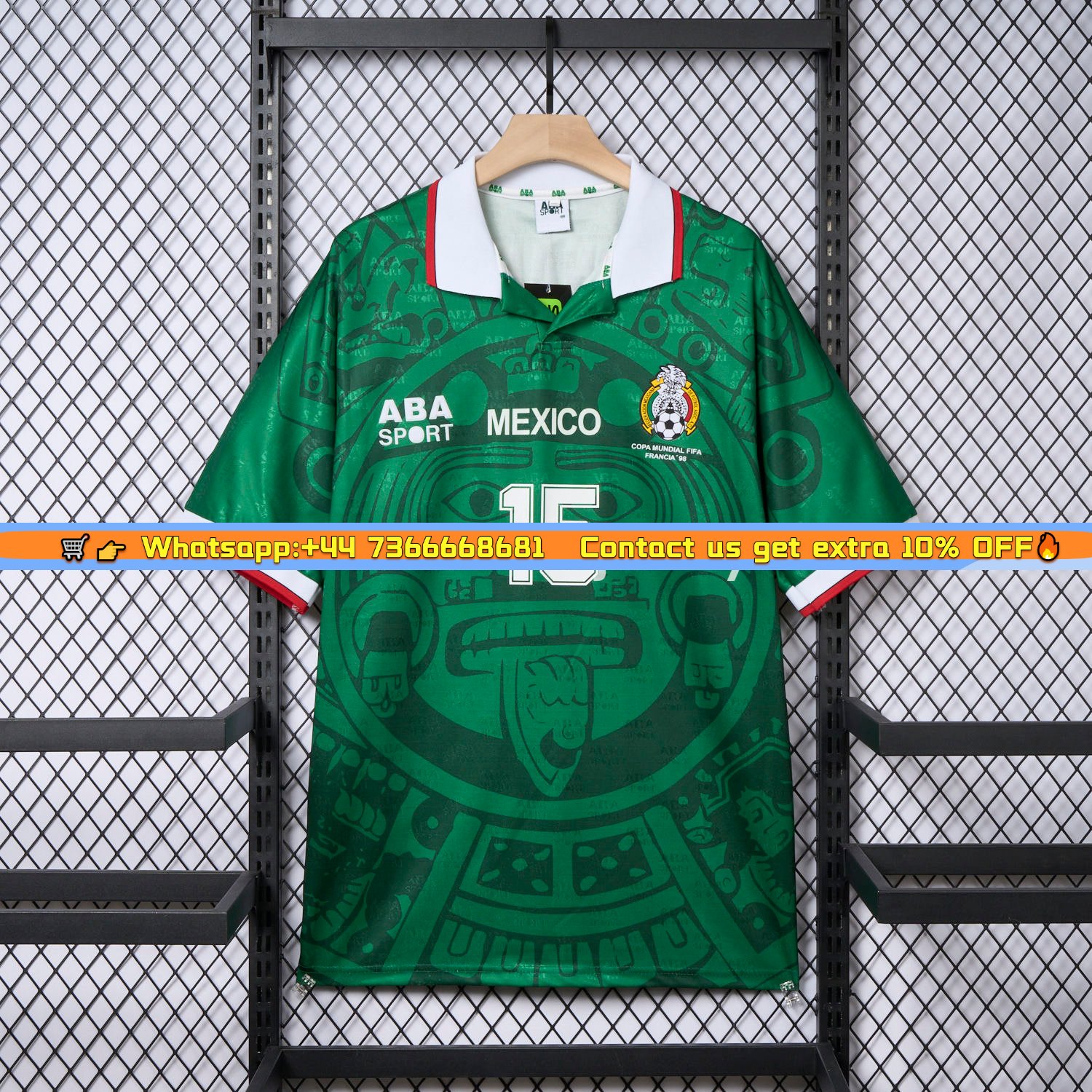 Retro Mexico 1998 Home Jersey