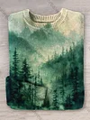 Landscaping Nature Art Print Casual Short Sleeve T-Shirt
