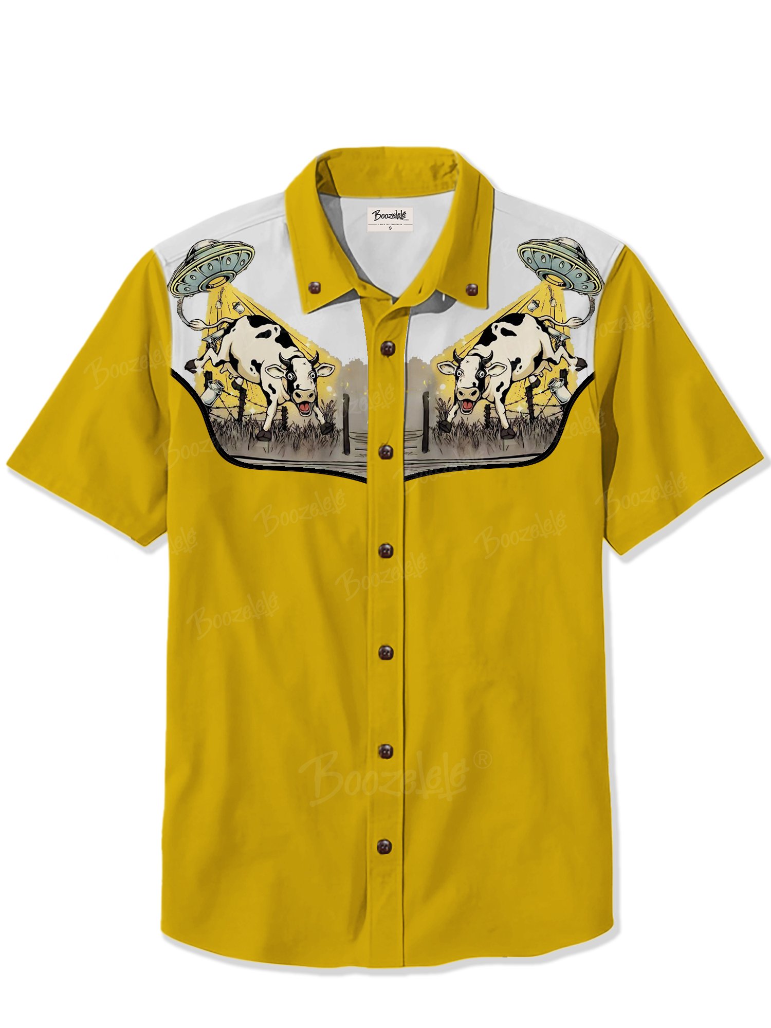 UFOs And Cows - 100% Cotton Shirt