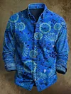 Vintage Art Print Long Sleeve Shirt