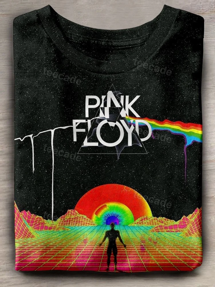 Teecade Teecade Pink Floyd Band-2 Art Print T-shirt
