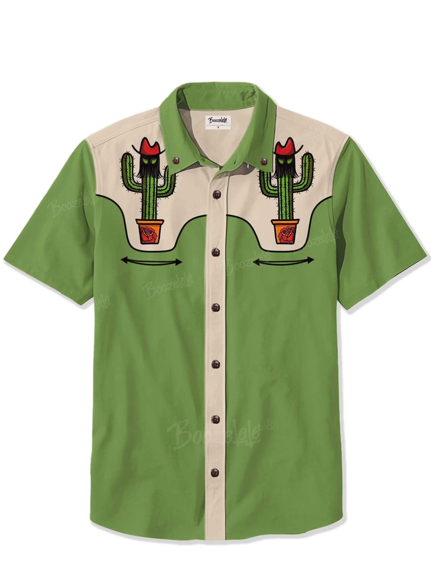 Music Masked Cactus - 100% Cotton Shirt