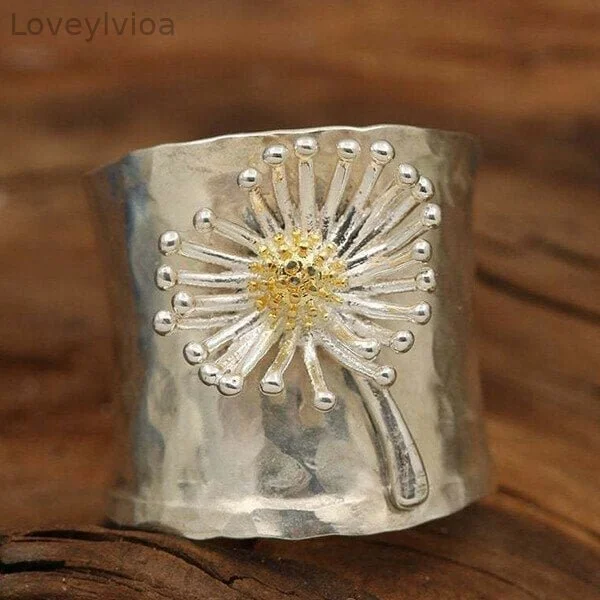 🎁Blooming Daisy Wide Band Ring