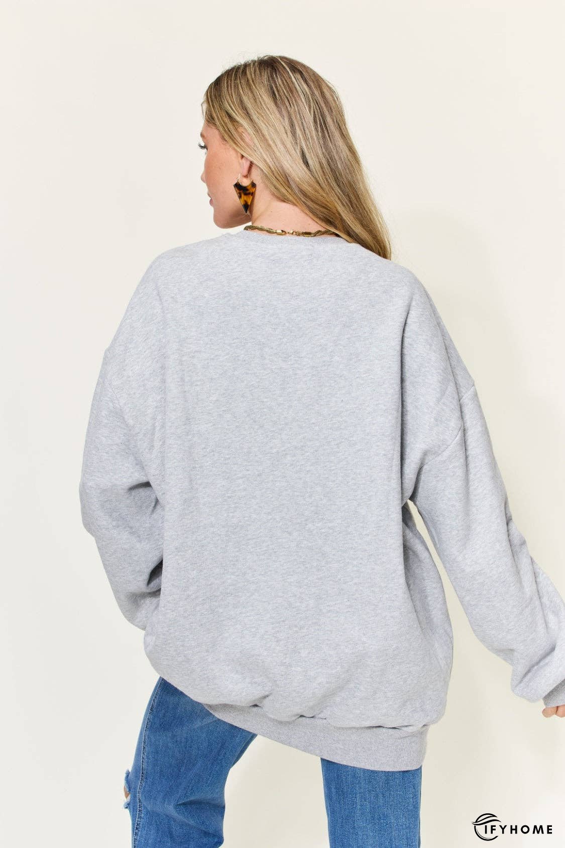 Simply Love Full Size Graphic Long Sleeve Sweatshirt | IFYHOME