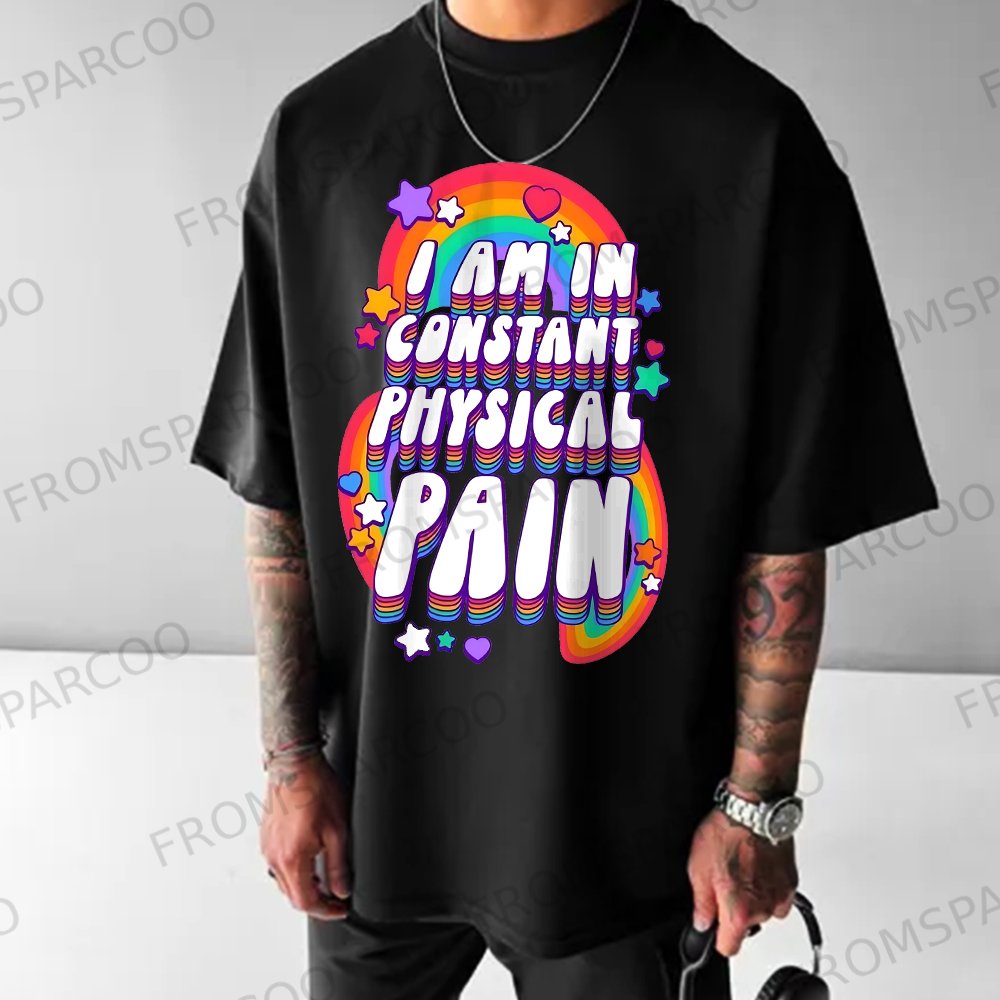 Physical Pain Unisex Oversized Print T-Shirt