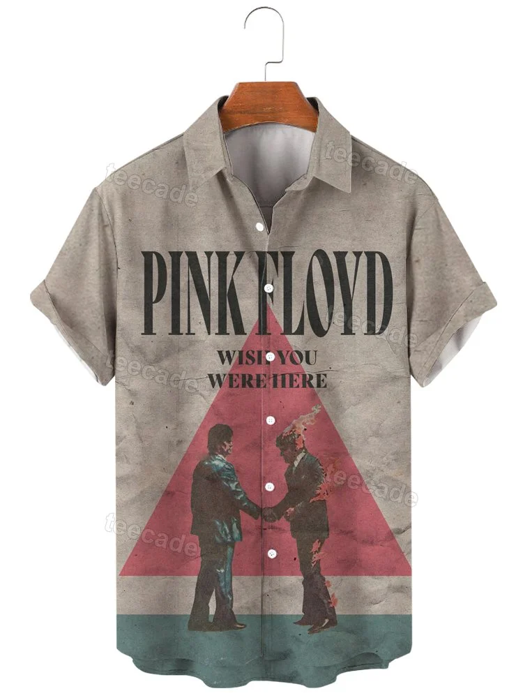 Teecade Teecade Pink Floyd Art Print Shirt