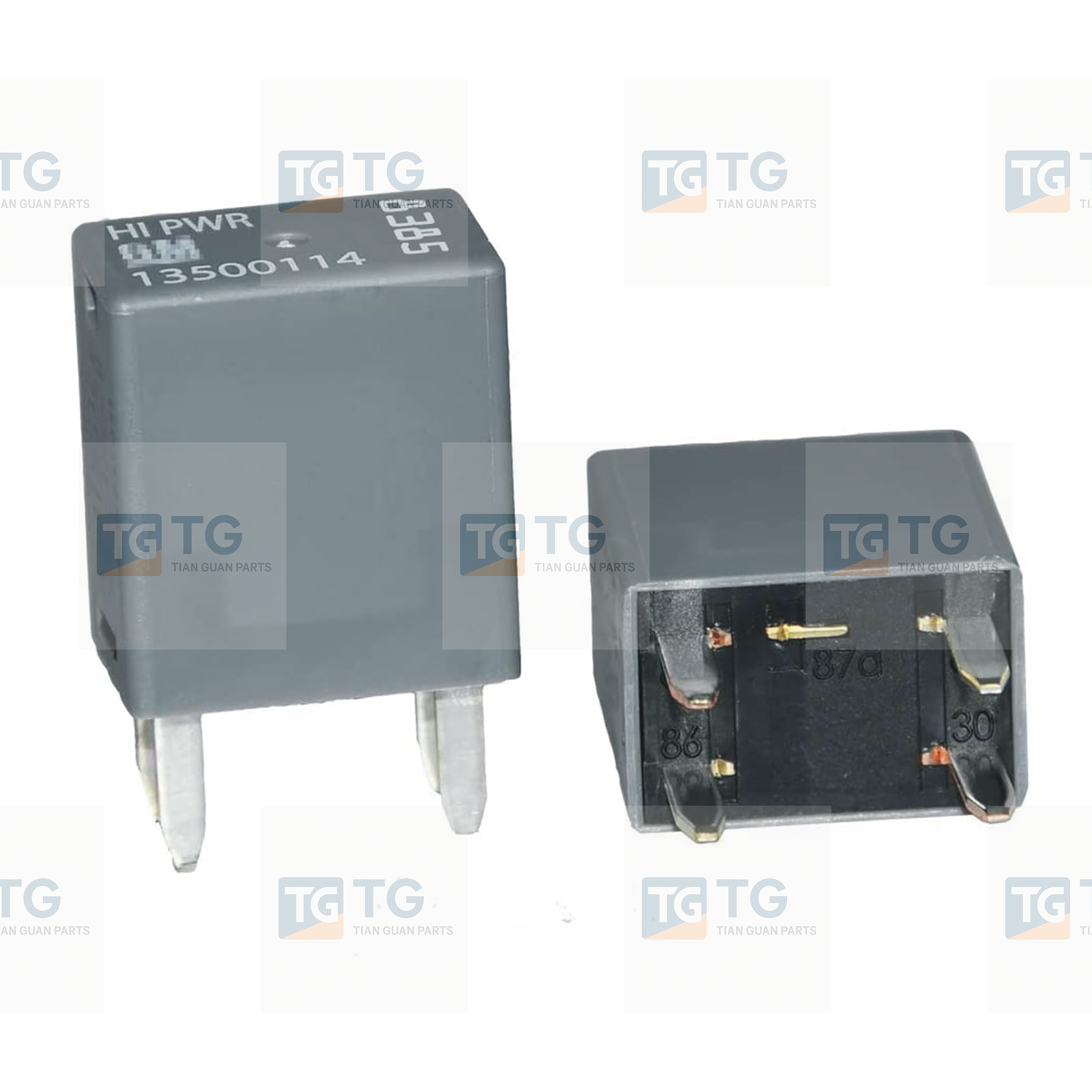 12VDC 40A 4Pins 13500114 Relay Air Conditioning Fan Relay for GM Vehicle Models