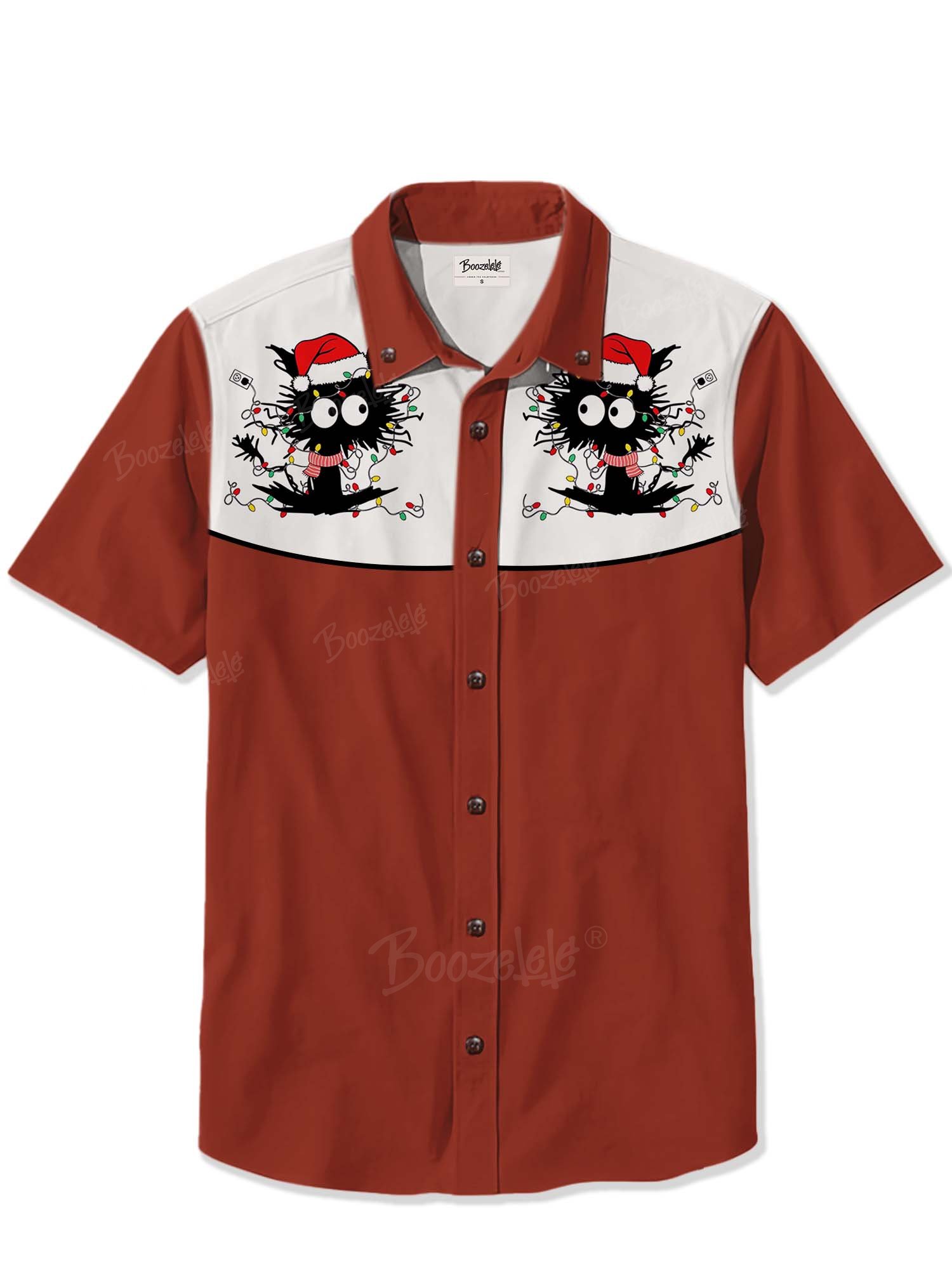 Christmas Black Cat I'M Fine - 100% Cotton Shirt