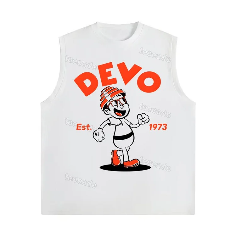 Teecade Teecade Devo Band 1973 Tank Top