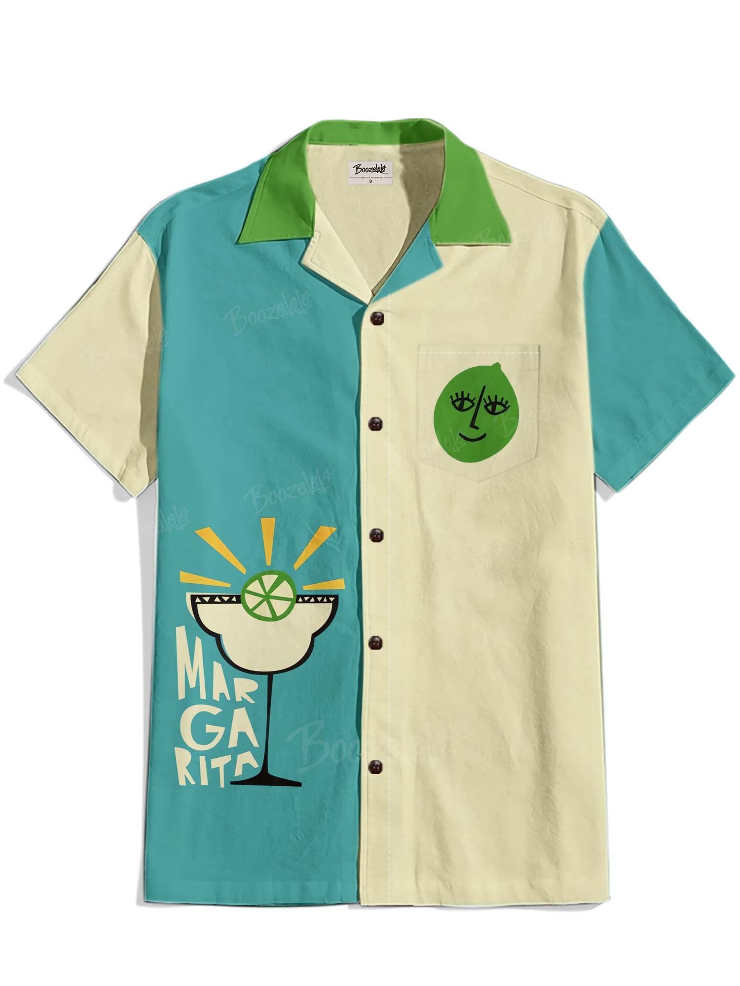 Lemon Cocktail - 100% Cotton Shirt