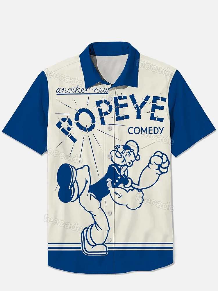 Teecade Teecade Strong Crew Art Print Shirt