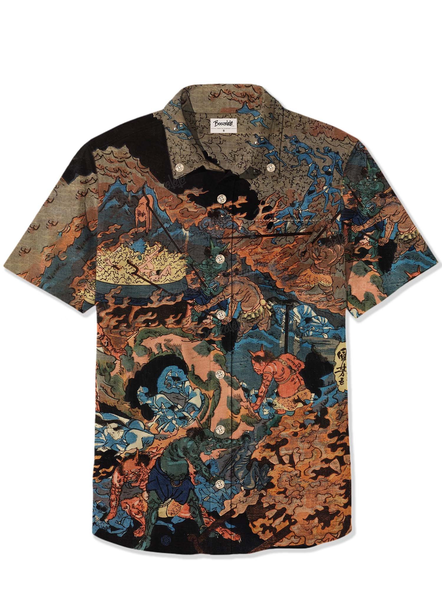 Ukiyo-E 1850‘s Vintage Art - 100% Cotton Shirt