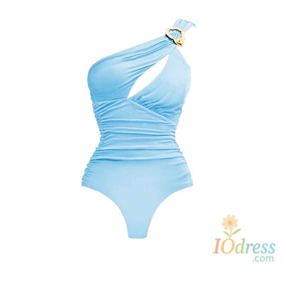 IO Dress 2025 Shiny Flower Swimsuit Desire Swim Suit Luxury Women Swimwear Sexy Bikini Deep V Monokini Beachwear Bodysuit Bathingsuit