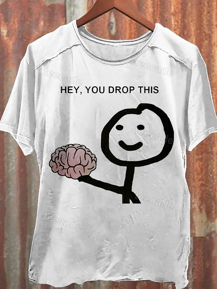 Teecade Teecade Hey You Drop This T-shirt