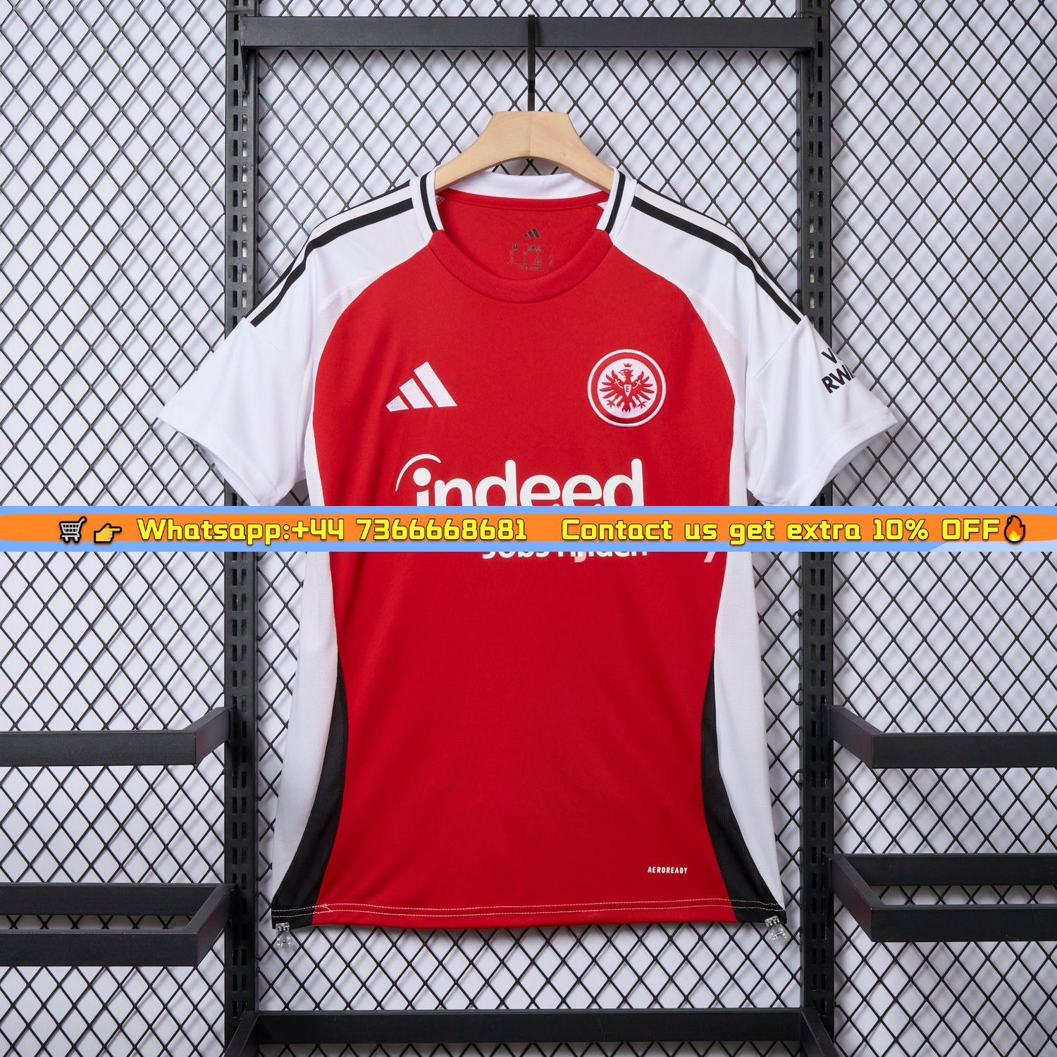 Frankfurt 25-26 Home Stadium Jersey - Fans Version