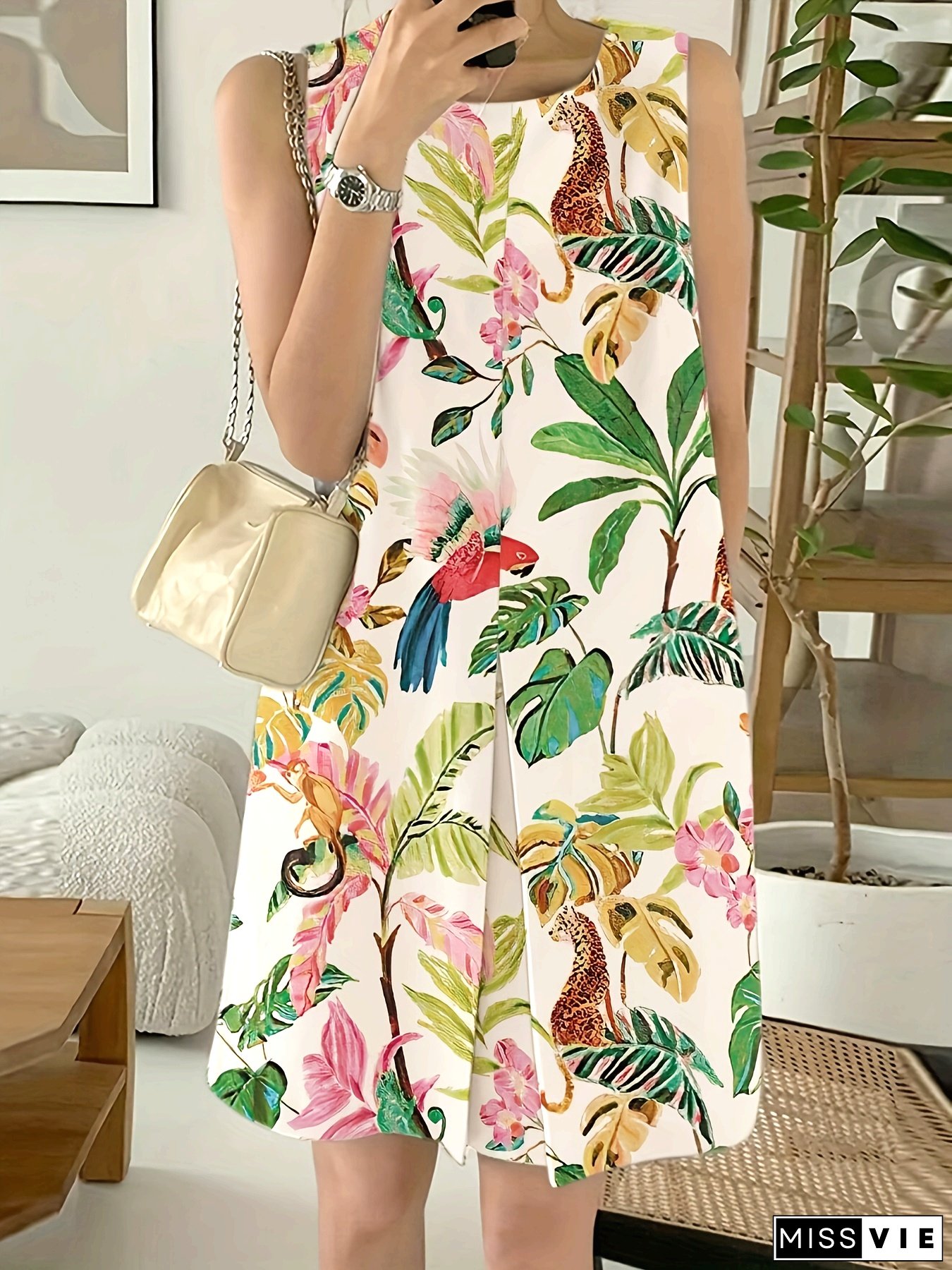 Women's Fashion Printed Dress