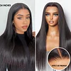 Glueless New Black Natural Hairline Long Hair Silky Straight Wig