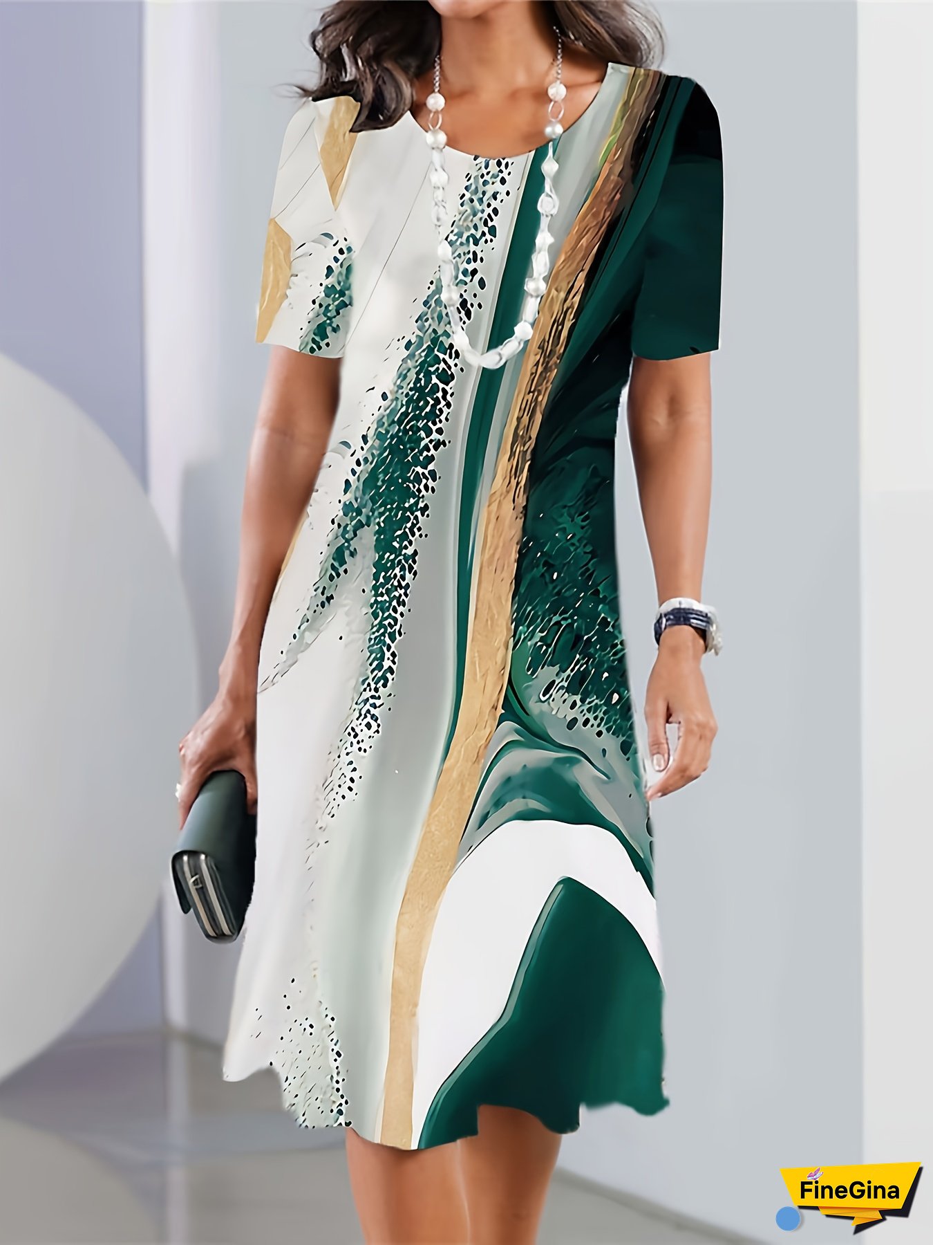 Elegant Women's Sleeveless Maxi Dress With Golden Embellishments - Round Neck, Flowing Design, Perfect For Spring/Summer, Adult Fashion, Elegant Event Wear | Flowing Maxi Dress | Polyester Fabric