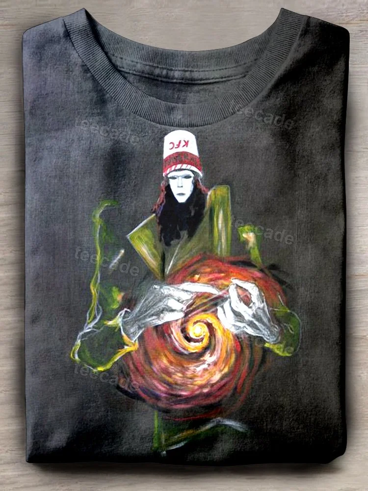 Teecade Teecade Brian Patrick Carroll Singer Art Print T-shirt