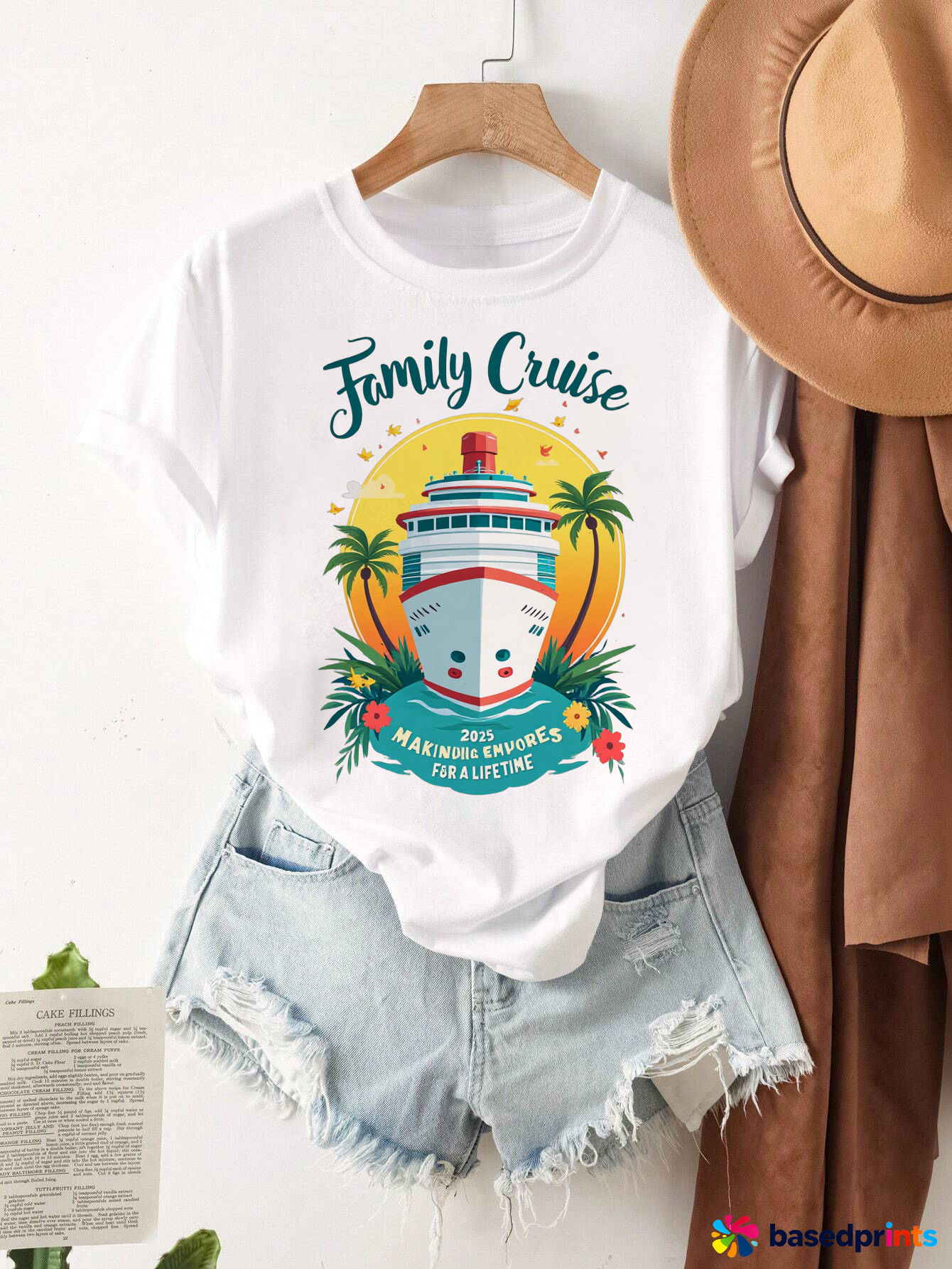 Family Cruise T-Shirt Women Summer Vacation Tee