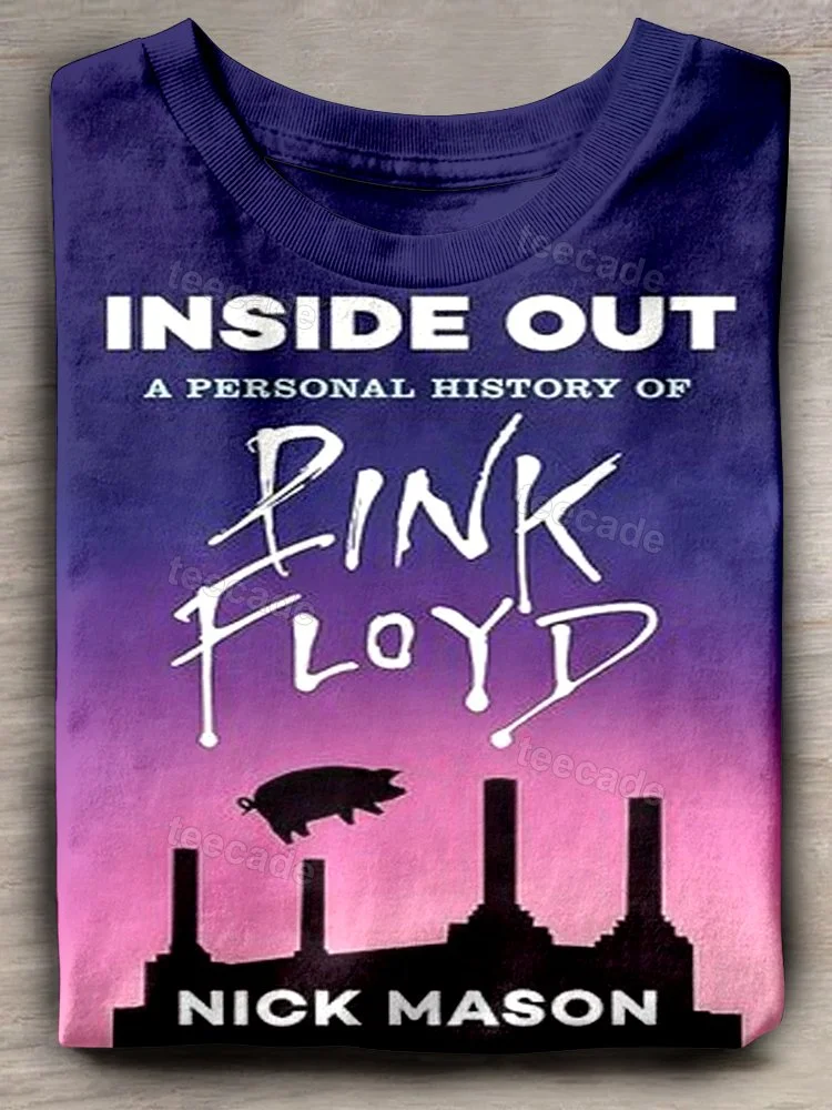 Teecade Pink Floyd Band Art Print T-shirt