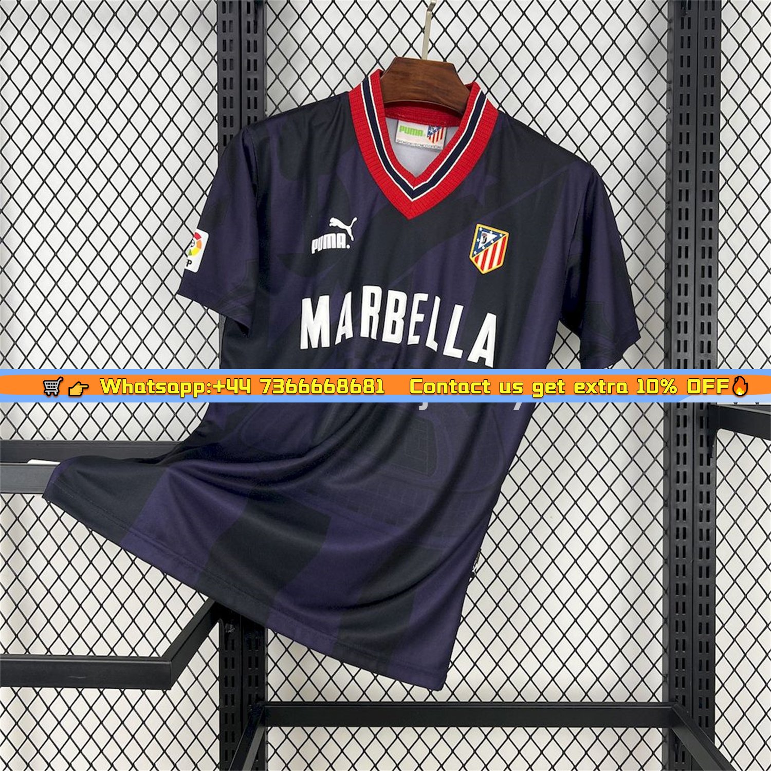 Retro Atletico Madrid 1995-96 Third Jersey