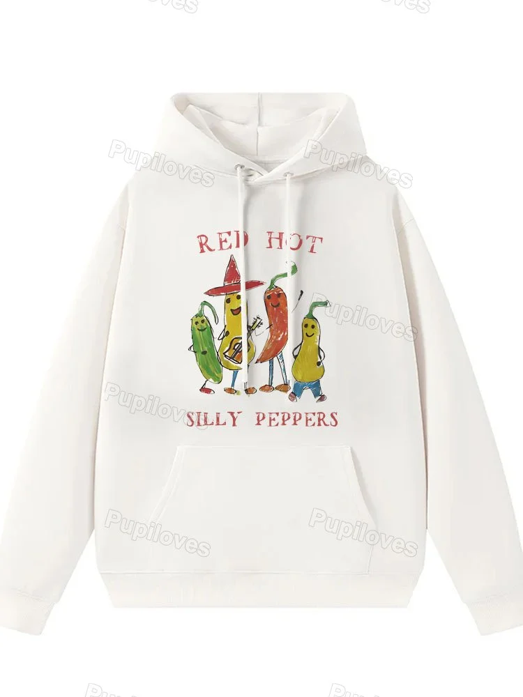 Pupiloves Pupiloves  Vintage Silly Peppers Hoodie
