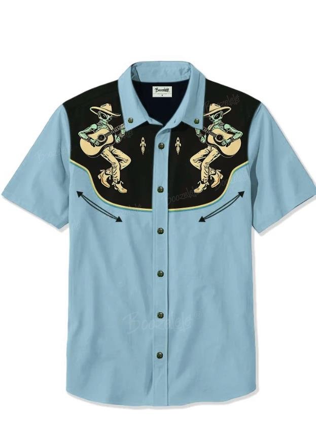Alien Cowboy! - 100% Cotton Shirt