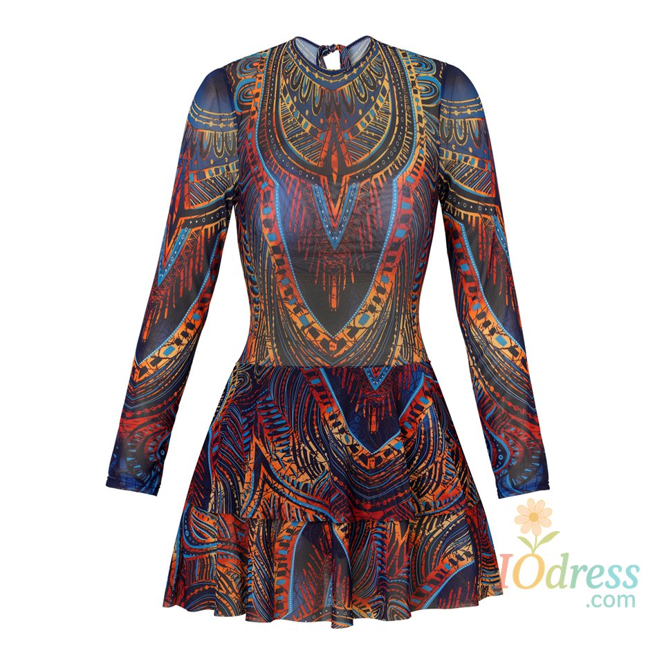 IO Dress One Piece Mesh Dress Swimwear 2025 Russia Women Fashion Quick Drying Swimsuit Female Bathers Swimming Bodysuit Beachwear Summer