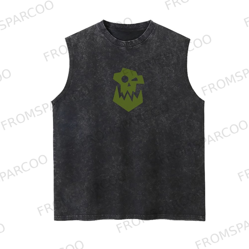 40K Unisex Oversized Vintage Washed Tank Top