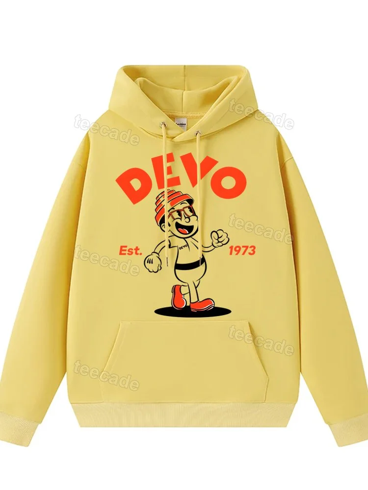 Teecade Teecade Devo Band 1973 Hoodie