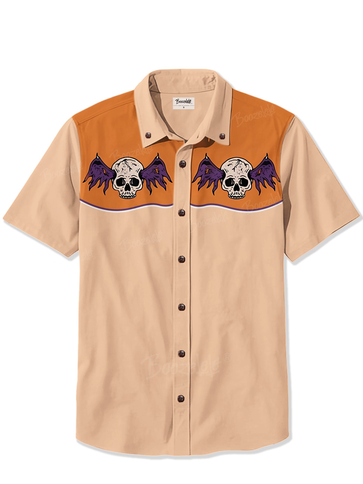 Halloween Skull Bat - 100% Cotton Shirt