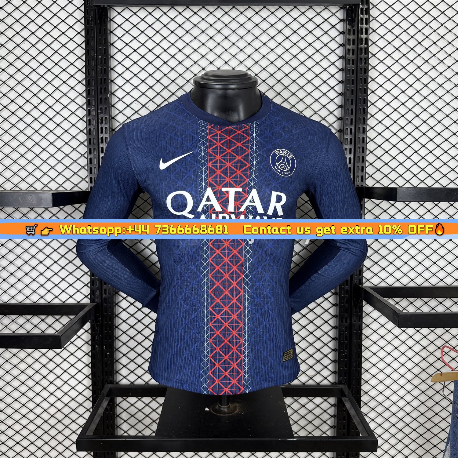 Paris Saint-Germain PSG 25-26 Home Long Sleeves Jersey - Player Version