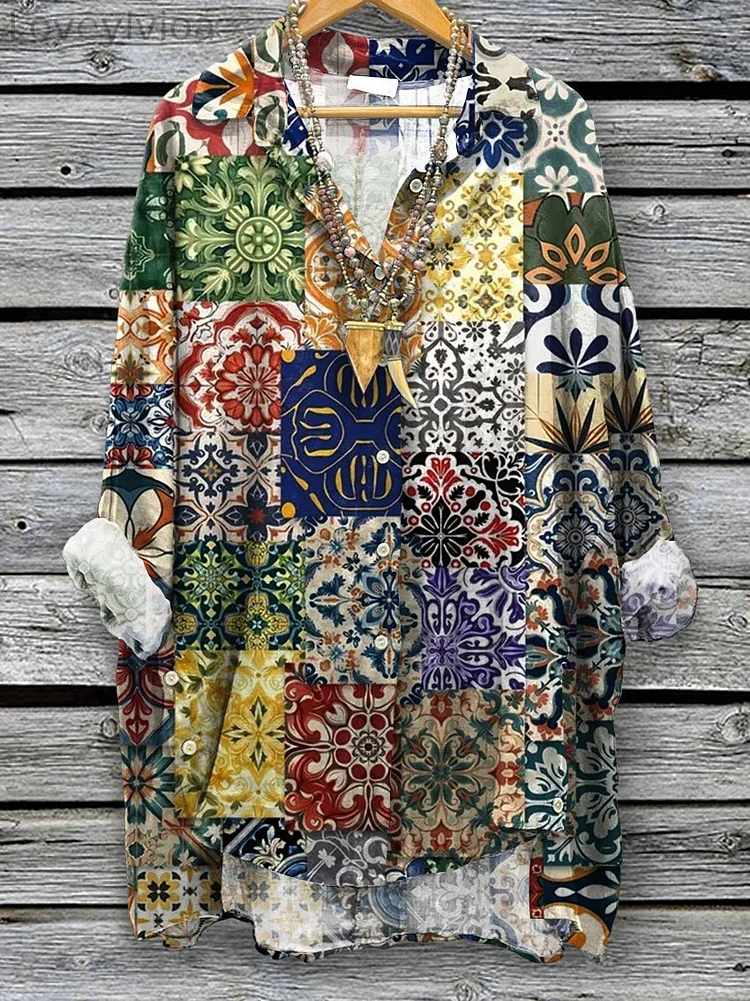 Women's Art Print Casual shirt