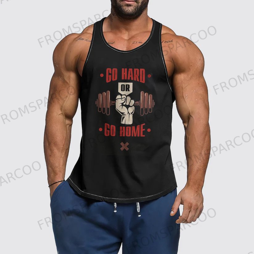 GO HARD OR GO HOME Men's Fitness Tank Top